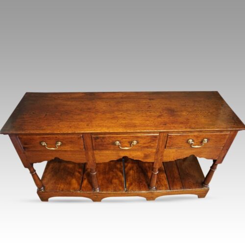 Antique oak dresser top