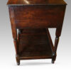 Antique oak pot board dresser base triple arch end