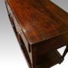 Antique oak pot board dresser base triple arch top end