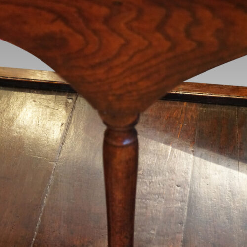 Antique oak pot board dresser base triple arch turning