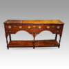 Antique oak pot board dresser base