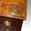 Antique oak pot board dresser base corner