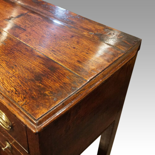 Antique oak pot board dresser base end moulding