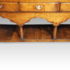 Antique South Wales oak dresser base drawers end top drawer front legs