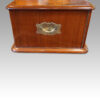 Edwardian mahogany collectors cabinet carrying handle