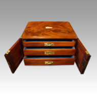 Edwardian mahogany collectors cabinet