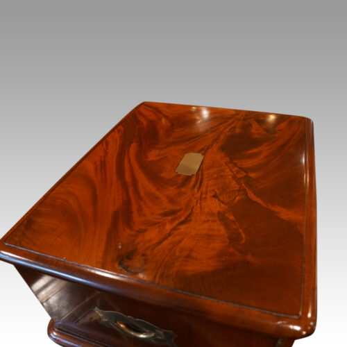 Edwardian mahogany collectors cabinet top