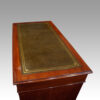 Edwardian mahogany pedestal desk 122cms end top