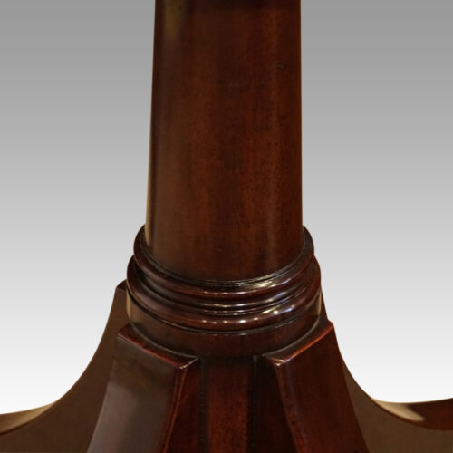 George V mahogany 3 pillar dining table column