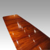 George V mahogany 3 pillar dining table top