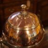 Regency small copper samovar lid