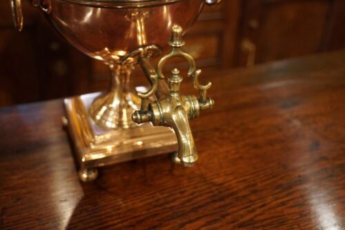 Regency small copper samovar tap