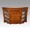 Victorian inlaid walnut credenza