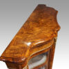 Victorian inlaid walnut credenza top