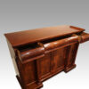 Victorian mahogany 4 door sideboard drawers open
