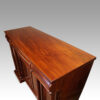 Victorian mahogany 4 door sideboard top