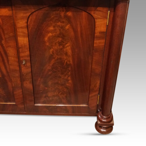 William IV mahogany chiffonier door panel
