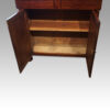 William IV mahogany chiffonier interior
