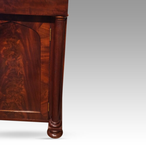 William IV mahogany chiffonier pillar