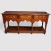19thc oak pot board dresser base