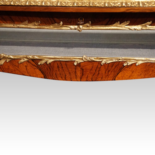 19thc rosewood curio cabinet frieze