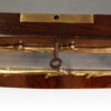 19thc rosewood curio cabinet lock