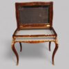 19thc rosewood curio cabinet open