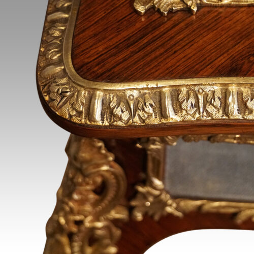 19thc rosewood curio cabinet quality mount