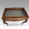 19thc rosewood curio cabinet top