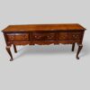 Antique oak cabriole leg dresser base