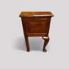 Antique oak cabriole leg dresser base end