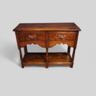 Antique oak cottage dresser base