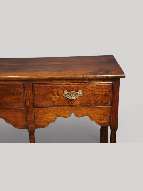 Antique oak cottage dresser base drawer