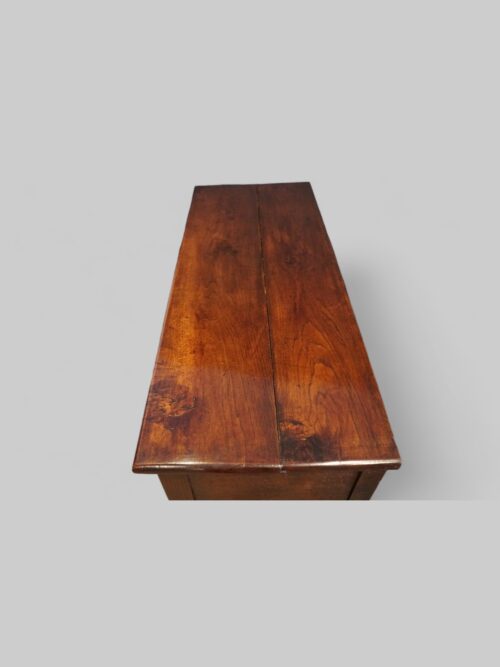 Antique oak cottage dresser base top