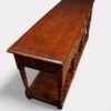 Antique oak pot board dresser top