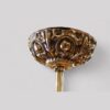 Cast brass 8 arm chandelier ceiling rose