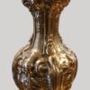 Cast brass 8 arm chandelier column