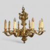 Cast bronze chandelier