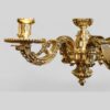 Cast bronze chandelier arm