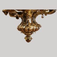 Cast bronze chandelier pineapple finial