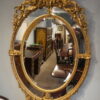 Large antique gilt mirror to show size