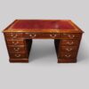 Edwardian mahogany pedestal desk 153cms