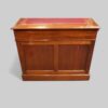 Edwardian mahogany pedestal desk 153cms end view