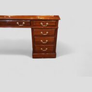 Edwardian mahogany pedestal desk 153cms.jpg drawers