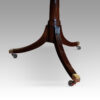 Regency style mahogany twin pedestal dining table base