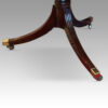 Regency style mahogany twin pedestal dining table legs
