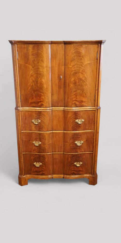 Walnut tallboy