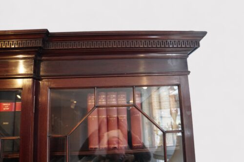 Waring and Gillows breakfront bookcase cornice