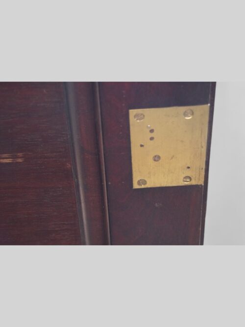 Waring and Gillows breakfront bookcase door interior