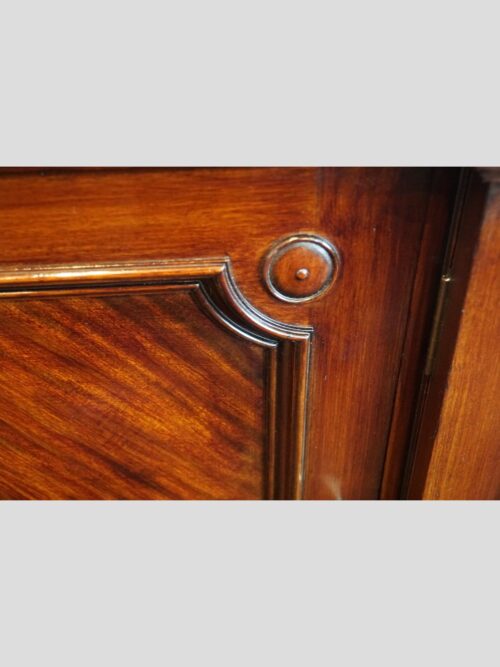 Waring and Gillows breakfront bookcase roundel